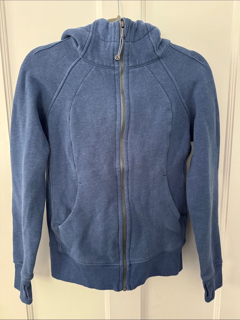 lululemon blue hooded jacket